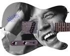Mick Jagger  Facsimile Autographed Signed Graphics Photo Guitar