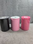 Lot Of 3 Tulle Rolls Spool 6  Tutu Bow Decor Fabric Gift Black Pink Pink