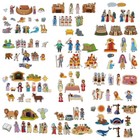 12 Set Felt Story Pieces For Flannel Board - Preschool Learning   Bible Stories