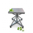 Paint Spraying Turntable Stand Heavy Duty Rotating Work With Square Plate