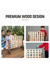 Eastpoint 10 63   X 3 35   Wood 4 In A Row Game With Storage