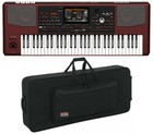 Korg Pa1000 61-key Pro Arranger Light Weight Keyboard   Gator Gk-61 Case  Ksp100