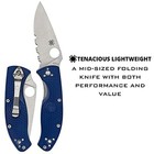 Spyderco Tenacious Folding Utility Pocket Knife With 3 39  Cpm S35vn C122psbl