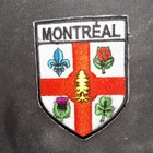 Vintage Montreal Coat Of Arms Quebec Canada Travel Souvenir Embroidered Patch
