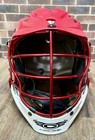 Cascade Cpx-r Lacrosse Helmet Adult All Red White Chin Guard Cpxr Lax
