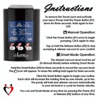 Leluv Ipump Smart Lcd Head Penis Pump Untapered Seamless Wide Flange Cylinder