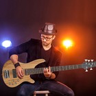 44  Electric Bass Guitar 5 String H-h Pickup Wood Fingerboard W bag accessories