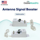 Antenna Signal Booster 36db Cable Tv Amplifier Hdtv Amp Range Extender Channel