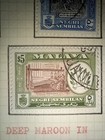 Malaya Negri Sembilan 1957   61 Definitives  5 High Value Album Page