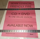 Sean Lennon 2006 Friendly Fire 2-sided Original Promo Poster 7 10