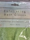 Evri Bath   Shower Exfoliating Gloves Body Spa - 1 Pair Refreshes And Renews Ski