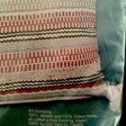 Bucilla Weaving Pillow Kit Simple Loom 7857 Cream Rust Stripe Vintage New Sealed