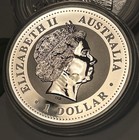 2001 - 1 Oz   999 Silver Year Of The Snake - Very Low Mintage - Awesome