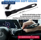 7pcs Car Detailing Brush Set  Ultra Soft Boars Hair Car Interior Detailing Brush