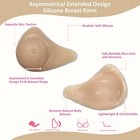 Asymmetrical Extended Mastectomy Breast Prosthesis Breast Forms Bra Insert Pads