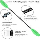 Kayak Paddle 4 Pieces Aluminum Shaft And Pp Blade Floating 90 5inch 230cm 