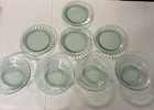 Coca-cola Vintage Iconic 7 5    Glass Plate And Bowl Set Lot Of 8