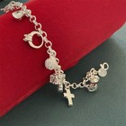 Women s Bracelet With 13 Unique Pendants Fashion Multi Element Charm Alloy