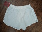 Vintage 80 s Umbro White Nylon Athletic Football Futbol Soccer Shorts Large Nwt