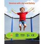 Uimoso16ft Outdoor Trampoline Astm Certified  475 Lbs Capacity For Kids   Adults