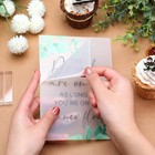 6 Pcs Acrylic Wedding Reception Signs Clear Table Decoration With Holder Rustic 