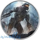 Halo Master Chief - American Silver Eagle 1oz  999 Silver Dollar Coin Limited Ed