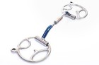 Cavalon Western D-ring W  Hooks Sweet Iron Barrel Snaffle Bit