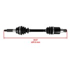 Front Rear Left Right Complete Cv Joint Axles For Polaris Rzr 800 Efi 2008-2013