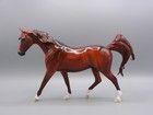 2021 Ooak Pony - Glossy Chestnut Peter Stone Pony