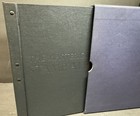 Minkus Master Global 4 1 2  Used 2 Post Stamp Album Binder   Dust Case