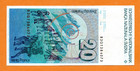 Switzerland Xf Note 20 Francs Nd 1981 - 1983 P-55