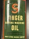 Vintage 3oz Singer Sewing Machine Oil Can 1930s-50s  All Metal Spout W o Cap