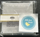 Lily Pulitzer Notepad Gold Caning  Acrylic Holder 200 Sheets 5  X 5  New Sealed