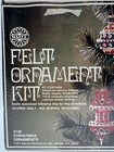 Walco Felt Christmas Ornament Kit Sealed 1977 Vintage Craft 3130 Sequins   Beads