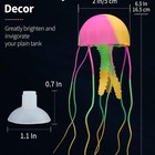 6pcs Jellyfish Aquarium Decoration Artificial Glowing Effect Fish Tank Ornaments