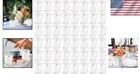 Versatile 48 Pack White Votive Candles - Ideal For Weddings  Parties  Home D  cor