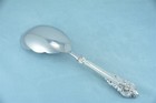 Wallace Grande Baroque Hh Sterling 9-3 4  Scalloped Bowl Casserole Spoon