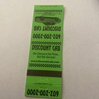 Vintage Matchbook Cover Matchcover Discount Cab