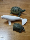 Schleich 2008  Tortoise Animal Figure  3 5  Collectible Figures Lot Beluga Whale