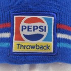 Pepsi Throwback Retro Blue Winter Beanie Hat 