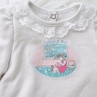 Vintage Oshkosh B   gosh - White Lace Trimmed Kitty Sweatshirt  18 Mos