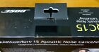Bose Quietcomfort 15 Qc15 Headphones Acoustic Noise Cancelling Silver New Sealed