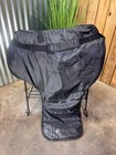 Schneiders Black Padded Zip Up Large  Western Saddle Bag Case Carrier W Strap