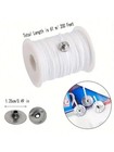 200ft Braided Wicks Candles Spool Cotton 100pcs Wick Clips For Diy Candle Making