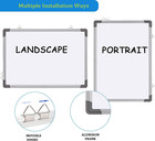White Board Dry Erase 16  X 12  Hanging Fist School Sign 8 Magnetic Markers    6 M