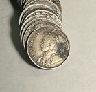 Pre-1920 Canada 25 Cents  925 Silver Maple Wreath Quarter Coin 25 Cents Random