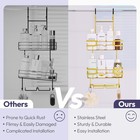 Over The Door Shower Caddy Hanging With Double Soap Holder  Hanging Shower Or   