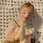 C1920  Porcelain Half Doll Sewing Pin Cushion