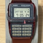 Casio Dbc-63 Dino Zone Calculator Telememo Red Men s Digital Watch 1276 Dbc63