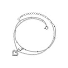 Women Ankle Bracelet Genuine 925 Sterling Silver Anklet Foot Jewelry Chain Beach